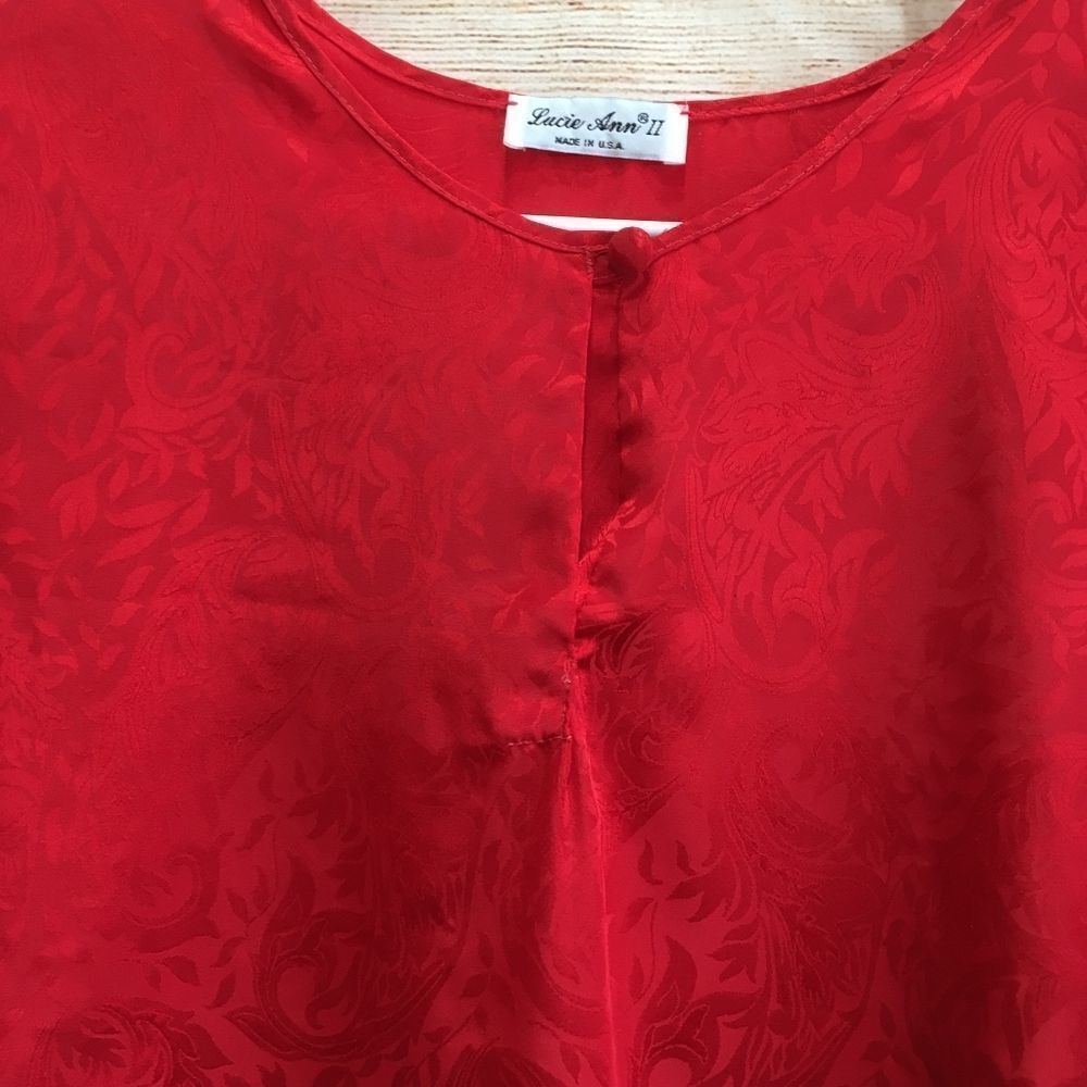 VINTAGE LUCIE ANN II PAJAMAS IN RED‎ - Picture 5 of 12